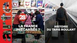 Une histoire du tapis roulant / La France précarisée ? - 28 Minutes - ARTE