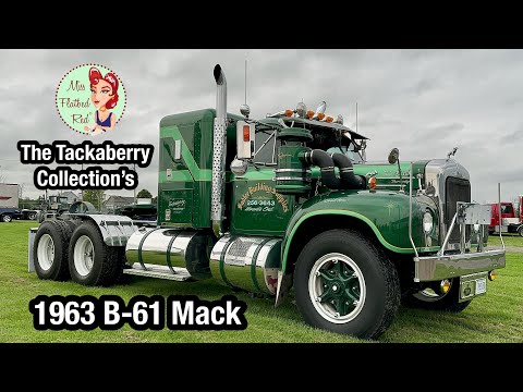 The Tackaberry Collection's 1963 B-61 Mack Semi Truck Tour - YouTube