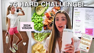 75 HARD CHALLENGE day in my life! *2024 motivation*
