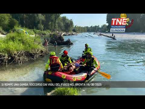 SI ROMPE UNA GAMBA, SOCCORSO DAI VIGILI DEL FUOCO NEL BRENTA | 16/08/2025