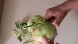 קרפצ'יו קולורבי ויוגורט