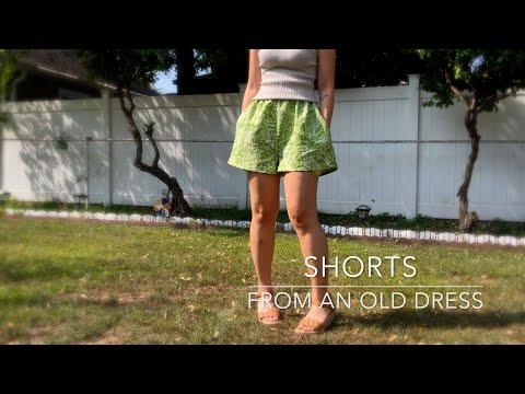 shorts into dress How to make a cute dress out of shorts : r/funny