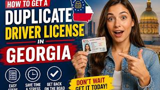 How to get a duplicate driver license in Georgia