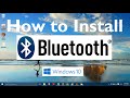 How to install bluetooth in windows 11 and 10 7 easy steps