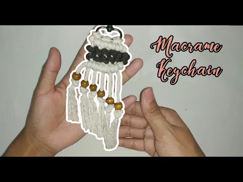  Kerajinan  Tangan Gantungan  Kunci  dari  Tali  Macrame 