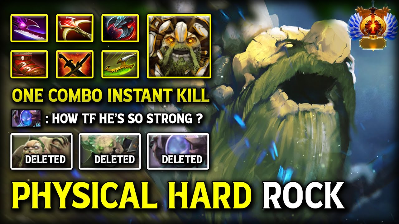 CRAZY PHYSICAL HARD ROCK Carry Tiny | One Combo Instant Disappear With Daedalus 7.40c Dota 2
