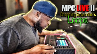 Made Insane Beat on MPC Live 2 using Subscriber's Loop 🔥