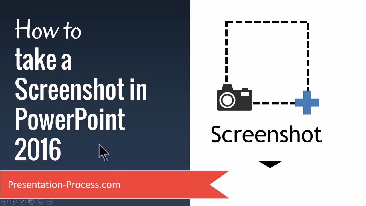 How To Take A Screenshot In Powerpoint 2016 Youtube