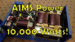 Overview of AIMS Power 10kw 48VDC to 120/240VAC Split Phase Pure Sine Inverter