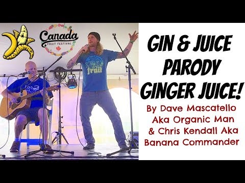 Gin and Juice parody Ginger Juice by Organic Man & The Banana Commander