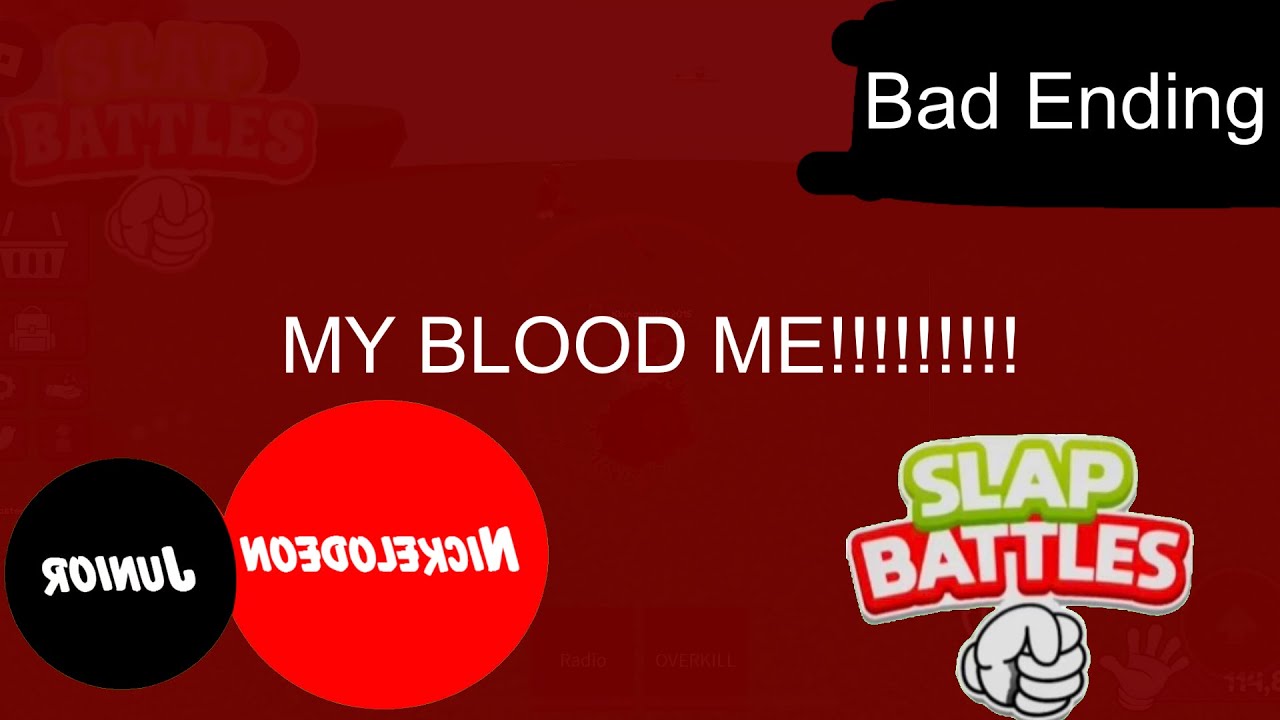 Slap Battles: Me Gets My Blood Explodes Slap Battles Lobby (Bad Ending)
