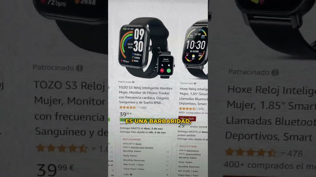Facturaciones de Smartwatch en Amazon🚀 #shorts