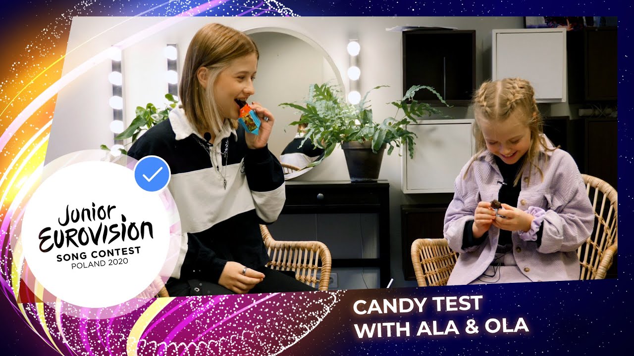 Candy Test with Ala and Ola Tracz - Part 1 - Junior Eurovision