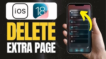 How To Delete Extra Pages In Control Center (iOS 18)