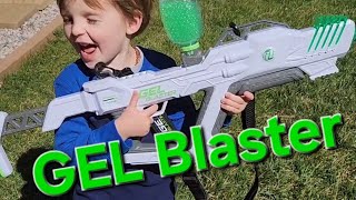 GEL Blaster fun: Full-Auto at 3 years old 🤣