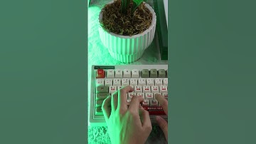 🔒️The secret of Morse code...⁠ #keyboard #mechanicalkeyboard #setup #keycaps #desksetup #asmr