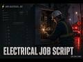 AWS Electric — FiveM electrician job with elite tablet UI, 6 minigames, squad system,