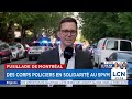 Fusillade à Montréal: des policiers défilent en hommage à l’agent tué