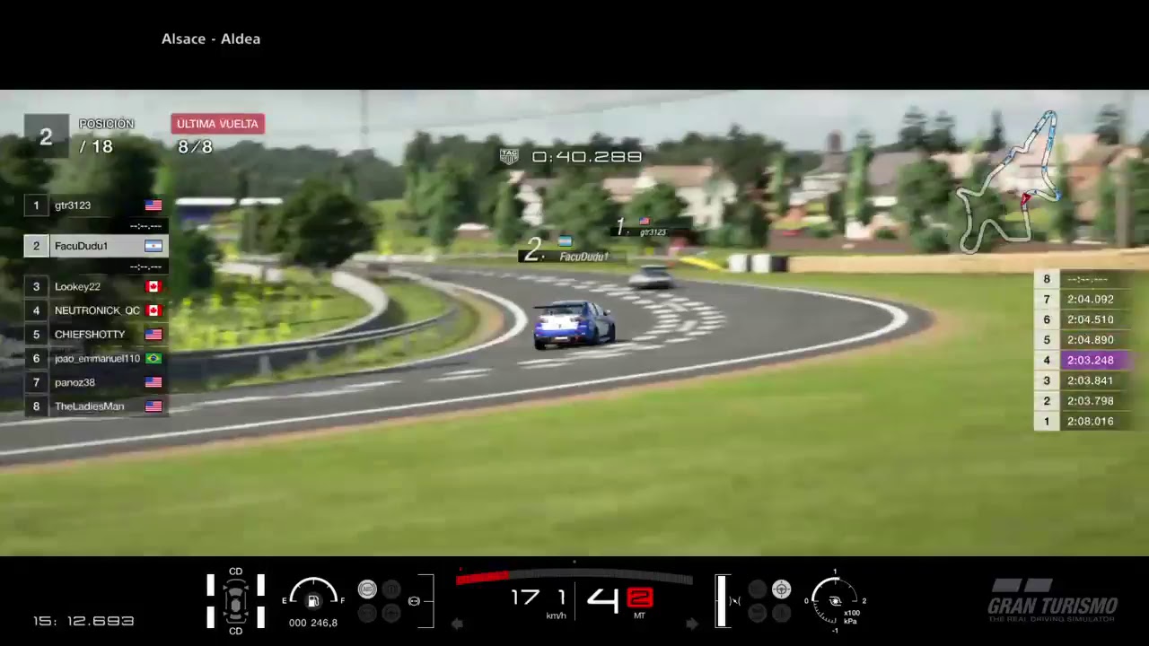 GT Sport FIA Racing - Intense BATTLE w/ gtr3123 