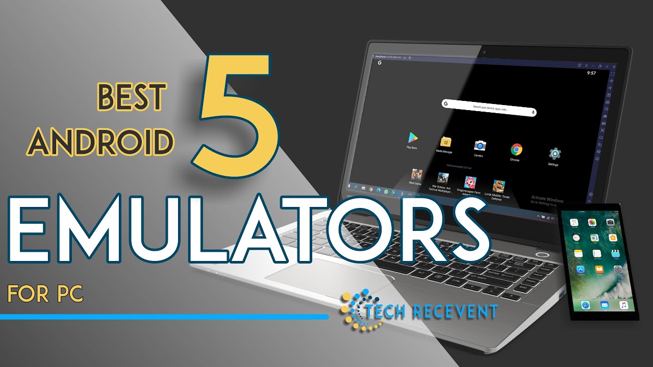Best 5 Android Emulators for PC I #TechRecevent - YouTube