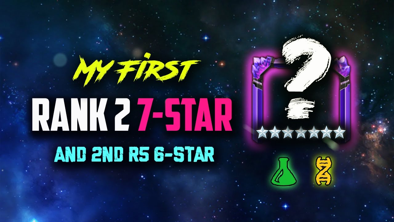 Rank 5 My first Rank 2 7-Star & 2nd Rank 5 6-Star Champions - MCOC - YouTube