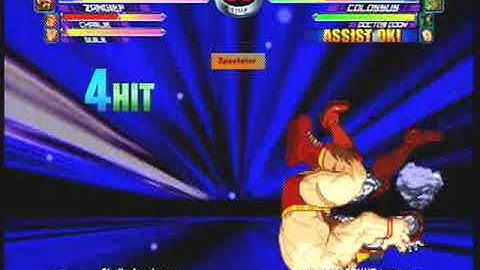 MvC2: Zangief combos into FAB by Tenderloin