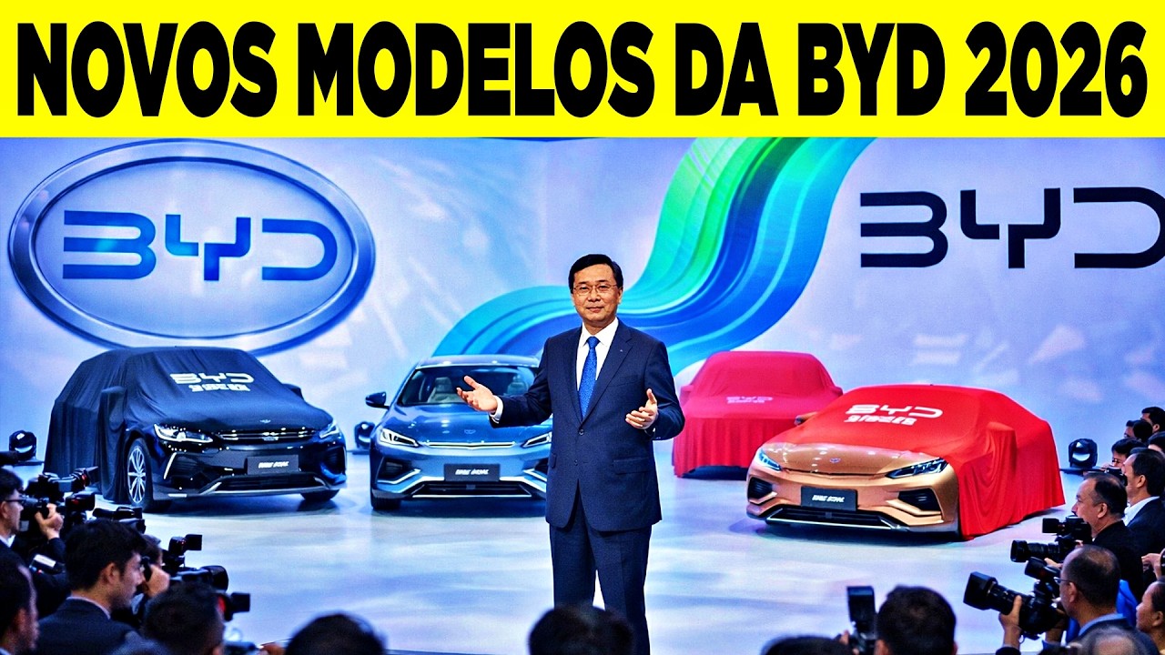 Modelos da BYD de 2026 Acabaram de Mudar a História dos Carros Elétricos Para Sempre! ⚡🚗