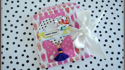 ONE 12x12 Paper | Mini Album & Pocket Insert | BONUS Mini Flipbook/Album with Pocket | EASY TUTORIAL