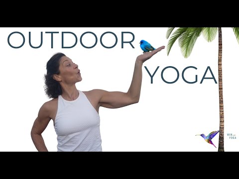 Outdoor Yoga With Birds | Relaxing Yoga for Women Over 50