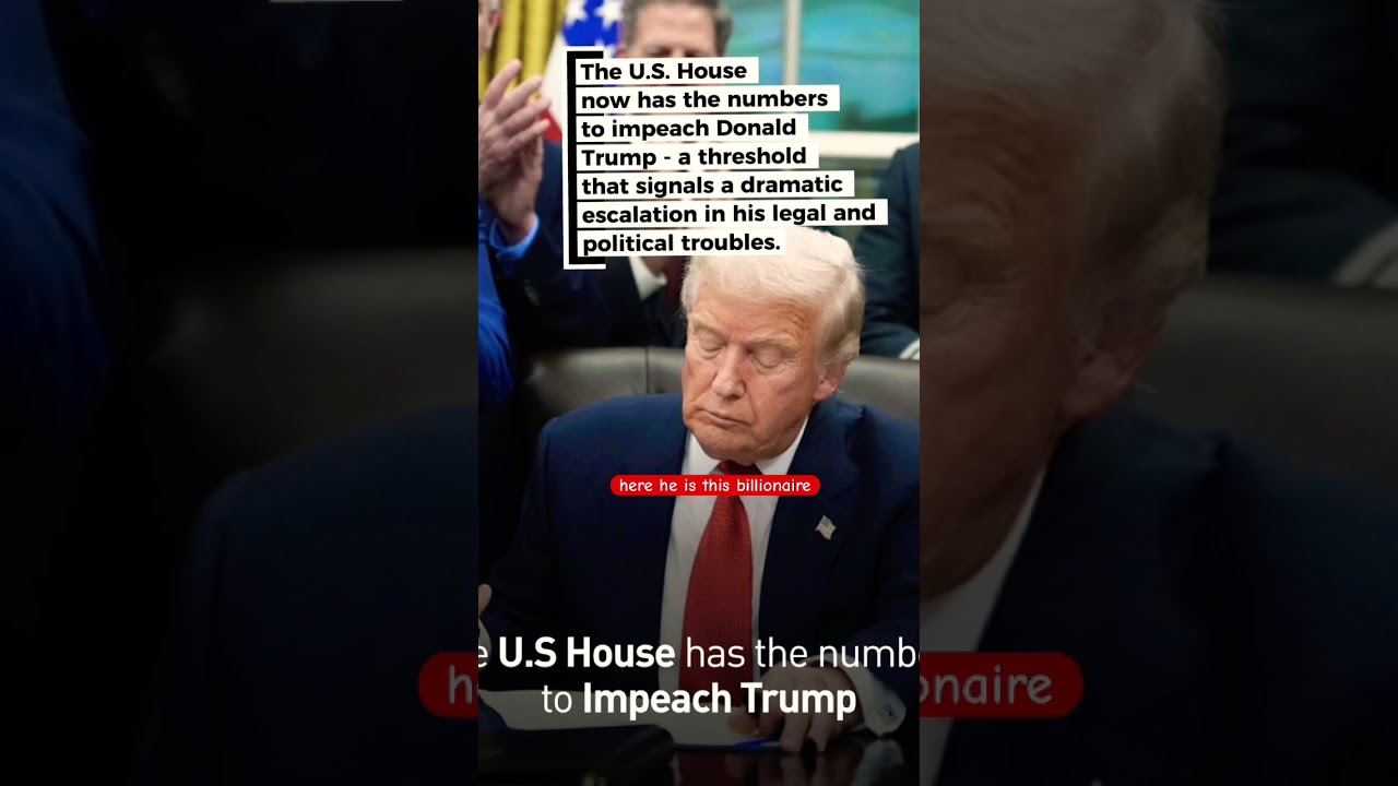 U.S. House now has the numbers to impeach ! Should they? #politics #presidenttrump #foxnews #cnnnews