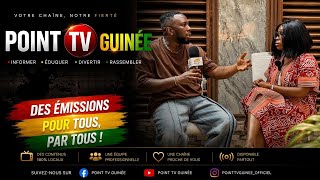 Point tv guinée avec le comédien Abiba la star 