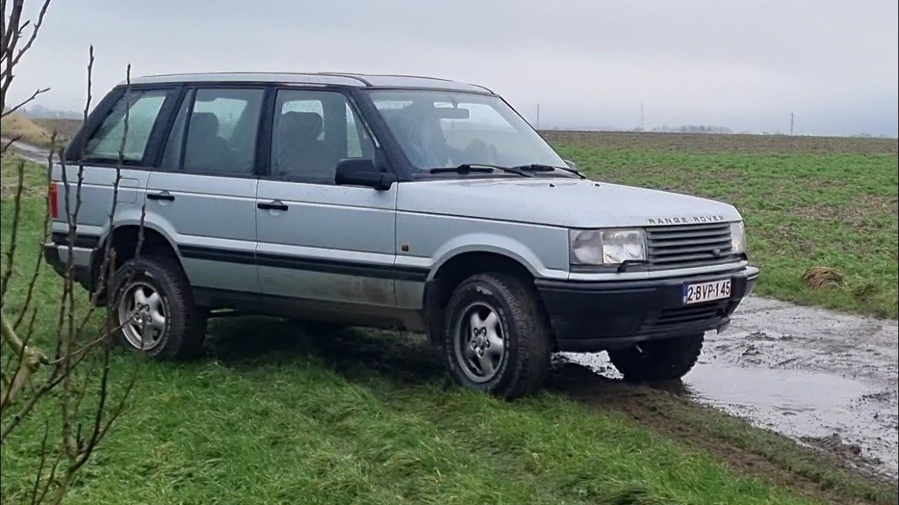 RANGE ROVER P38 2.5 DSE . OFF ROAD (wet earth) - YouTube