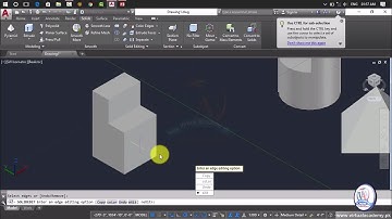 Autocad 3d Modeling | Autocad Tutorial For beginner| Imprint | Color Edges | Copy Edges | Lesson 53