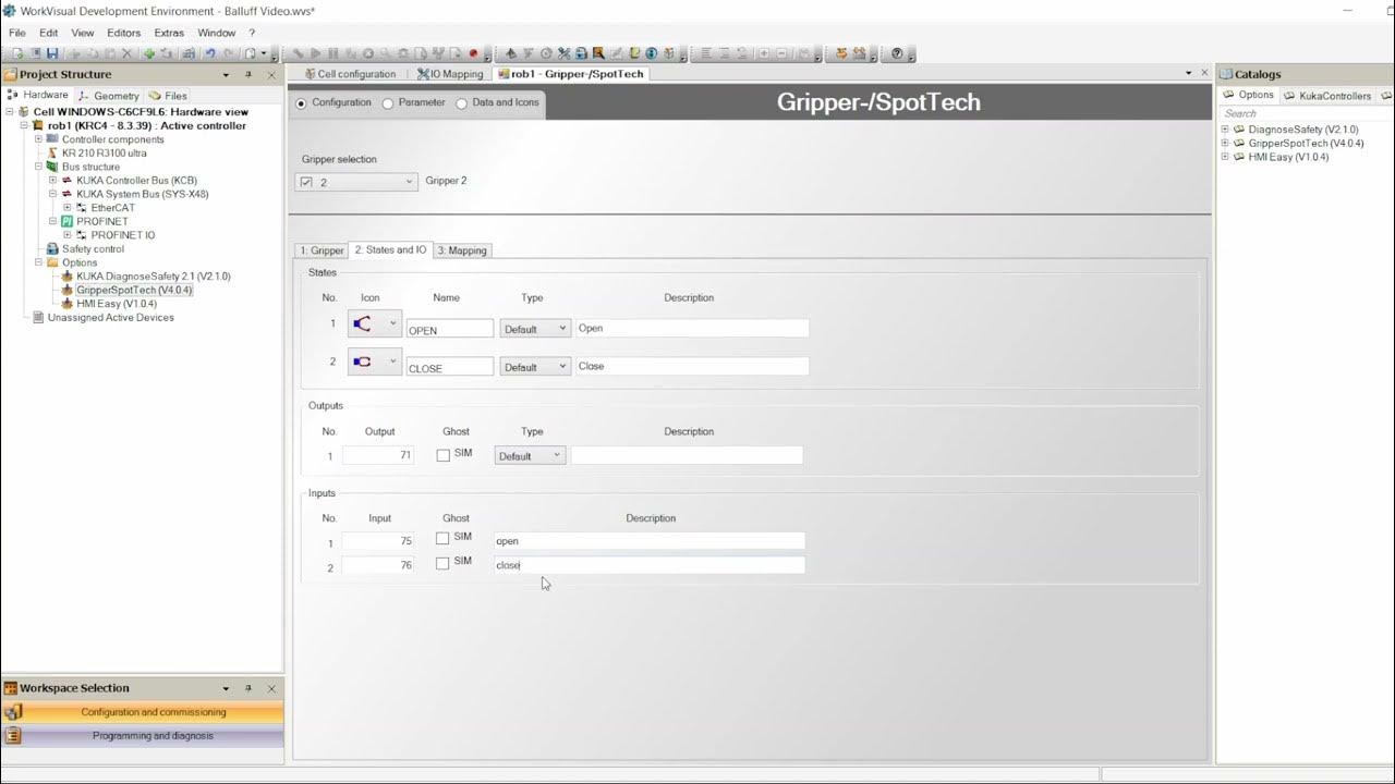 Configure Kuka Grippers in WorkVisual YouTube