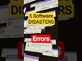 5 Real Software Disasters That Cost Millions 💸 #shorts  #smartphone #softwarebugs #tech #techfails