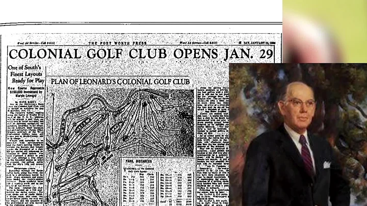 Marty Leonard keeping golf history alive at Colonial