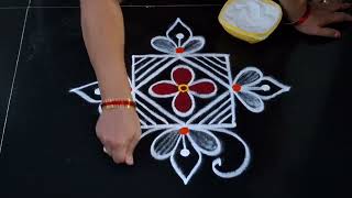 Daily Use Rani Simple Side Border Rani Design Daily Muggulu Small Beautiful Kolam
