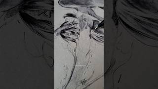 First time✨️drawing with Pen✨️😼 Yoruichi Shihouin #shorts #bleach #yoruichi