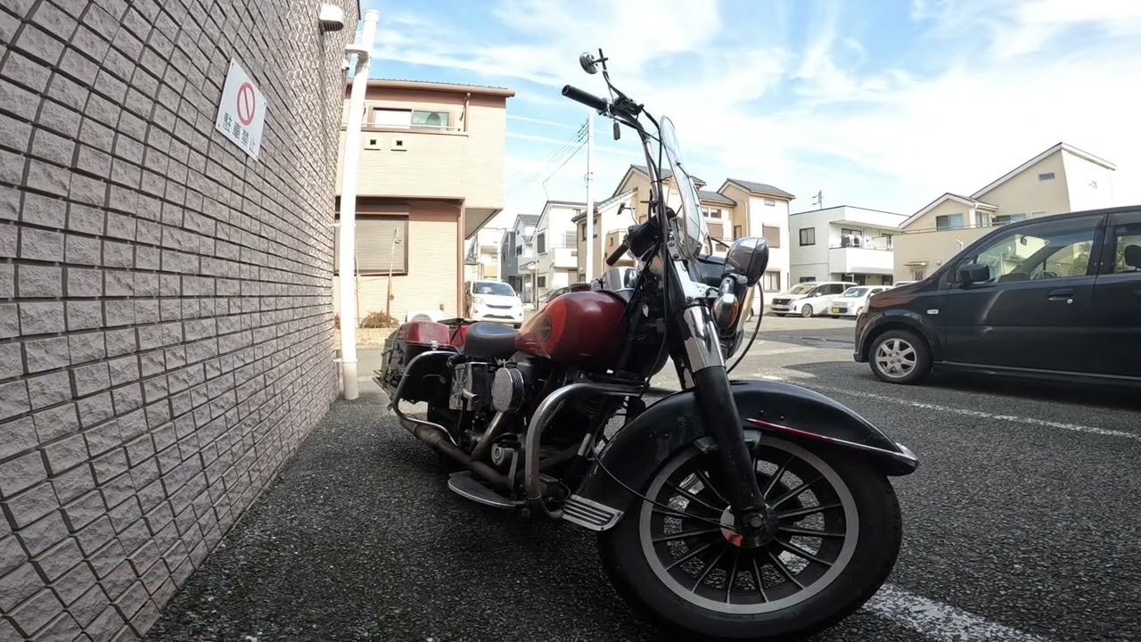 ショベルヘッド　キックスタート　#shovelhead #ショベルヘッド #キックスタート