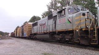 Chasing A TFM and gray ghost KCS SD70MAC on Q415