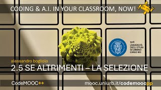 CodeMOOCpp 2.5 - Se altrimenti - Costrutti di selezione