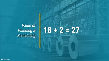 PS100 - Lesson 2.4 - The Value of Planning and Scheduling