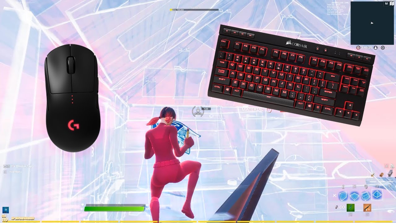 Chill Keyboard + Mouse Sounds 🤩 Arena Gameplay ASMR | Fortnite