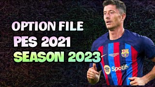 PES 2021 - OPTION FILE PES 2021 LA LIGA UPDATE 20 JANUARY 2023 AIO PS4 PS5