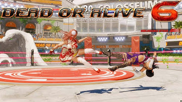 Dead or Alive 6 Momiji vs Honoka CPU vs CPU AI vs AI (hardest level 8)