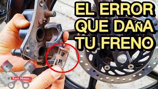 ⚠️ Como cambiar las PASTILLAS de Freno de una moto (SIN Errores)