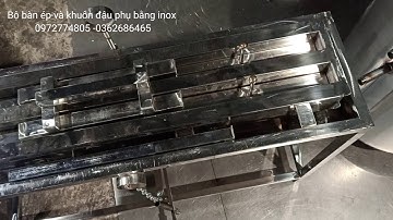 Cách ép đậu làm sao cho đơn giản ?Khuôn và  bàn ép đậu lò xo thông minh Cơ Khí Anh Đức