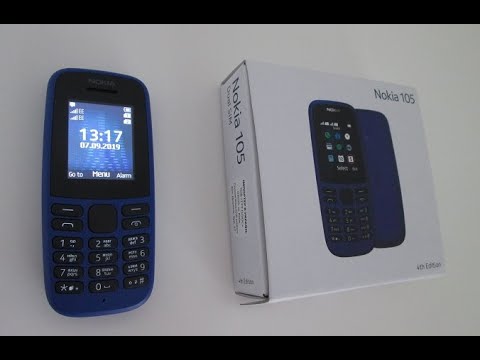 Nokia 105 2019 Mobile Phone Cell Phone Review, New Nokia 2019. Games, Snake, Classic Nokia.