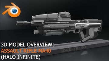 MA40 Assault Rifle (Halo Infinite) - Render Preview