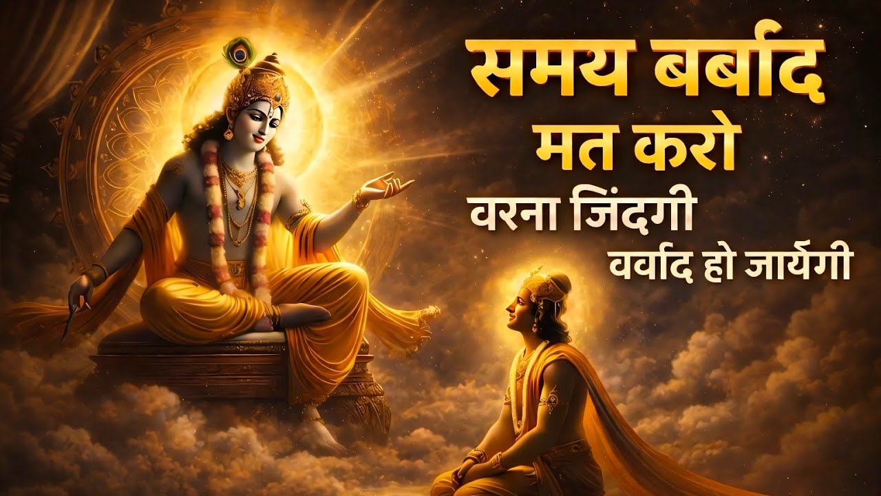 समय की कीमत समझ लो | कृष्णा वाणी जो आपकी जिंदगी बदल देगी | Life Changing Motivation..